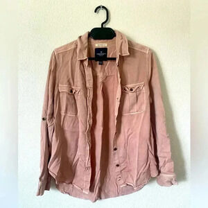 American eagle button up